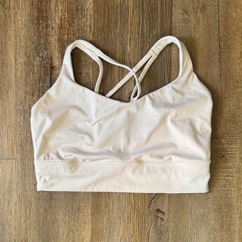 Women's Cream Sports Bra